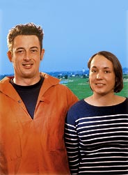 Emmanuel et Nathalie, paludiers